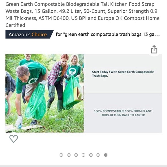 🆕✨ Green 🟢🌍Trash 🗑 Bags biodegradable tall kitchen trash bags - Picture 7 of 7